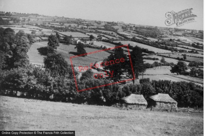 Photo of Honiton, The View From Yarcombe Hill c.1955