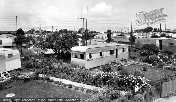 Photo of Hoo, Marina Caravan Site c.1960