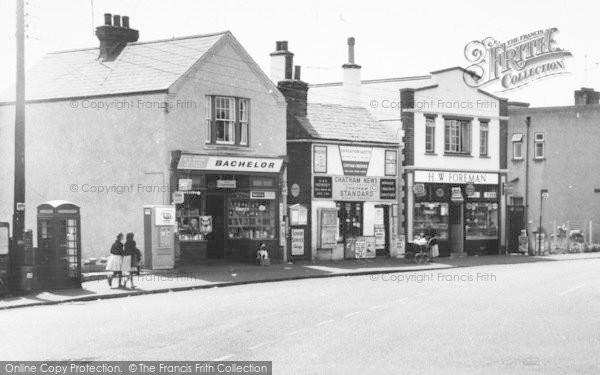Photo of Hoo, Shops, Main Road c.1960
