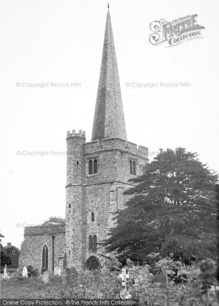 Photo of Hoo, St Werburgh Church c.1955