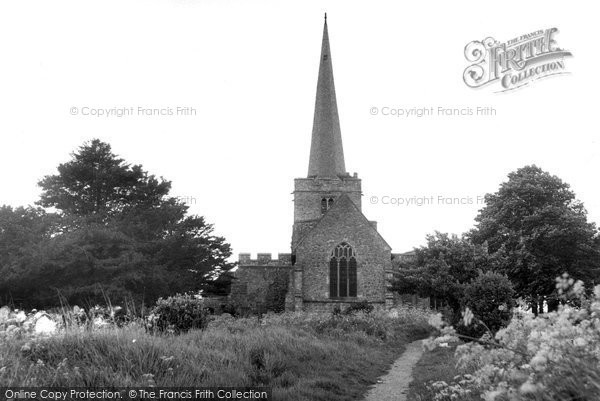 Photo of Hoo, St Werburgh Church c1955