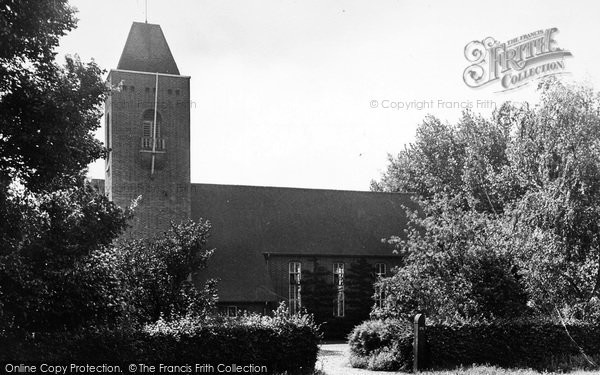 Photo of Hook, St John's Church c.1955