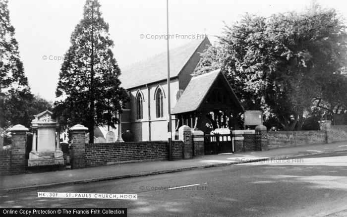 Photo of Hook, St Paul's Church c.1960