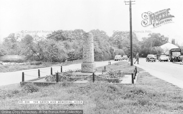 Photo of Hook, The Green And Memorial c.1960