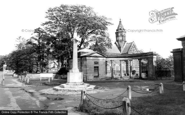 Photo of Hooton, The Memorial And St Paul's Church c.1960