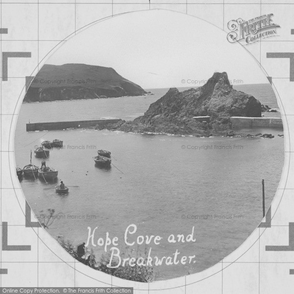 Photo of Hope Cove, And Breakwater 1925