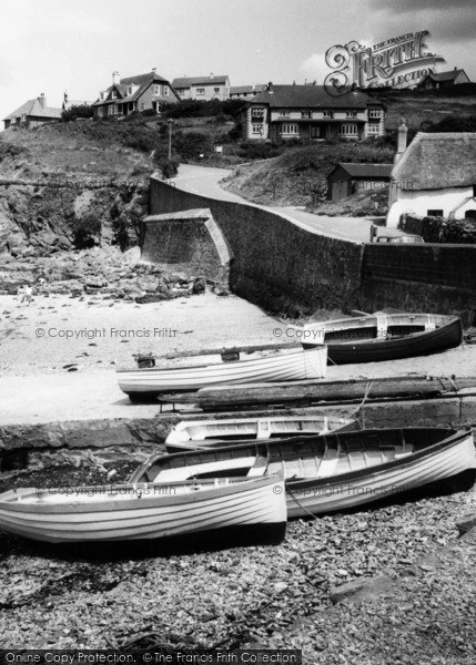 Photo of Hope Cove, Boats On The Beach c.1965