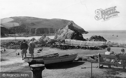 Bolt Tail And Breakwater c.1955, Hope Cove