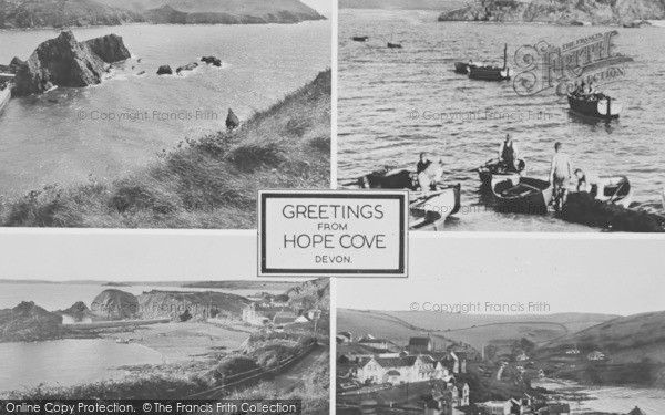 Photo of Hope Cove, Composite c.1939