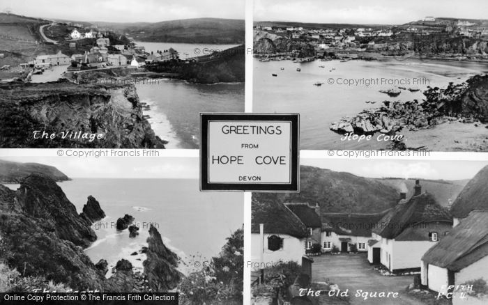 Photo of Hope Cove, Composite c.1940