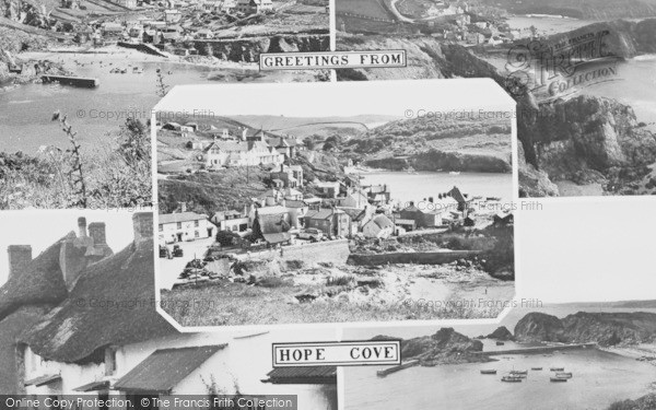 Photo of Hope Cove, Composite c.1960