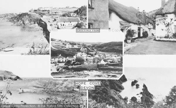 Photo of Hope Cove, Composite c.1960