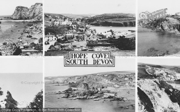 Photo of Hope Cove, Composite c.1960