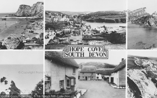 Photo of Hope Cove, Composite c.1960