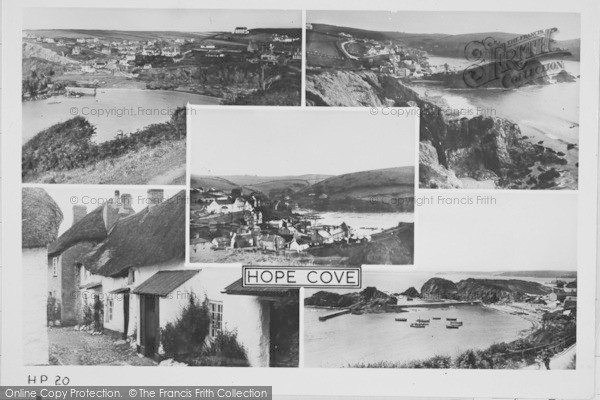 Photo of Hope Cove, Composite c.1960