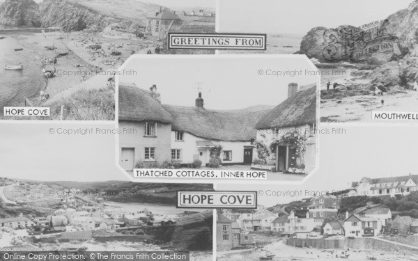 Photo of Hope Cove, Composite c.1965