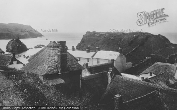 Photo of Hope Cove, Cottage Roofs And Bay 1904