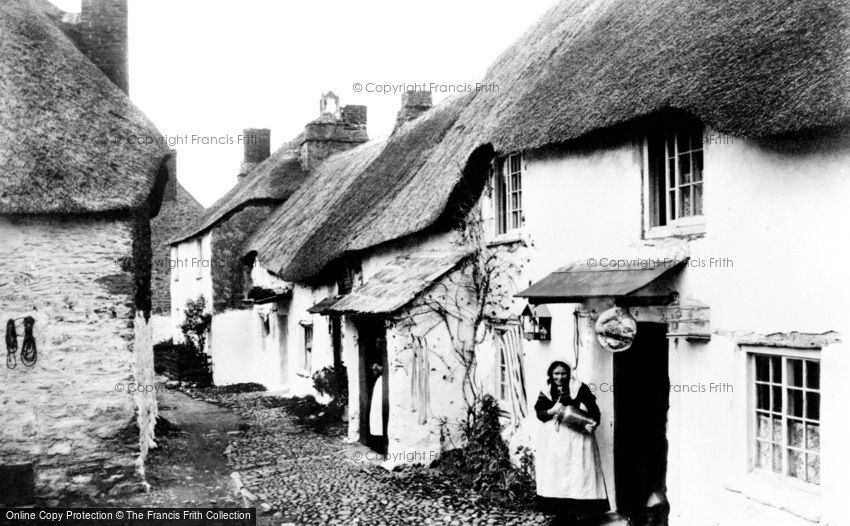 Hope Cove, Cottages in the Village 1890