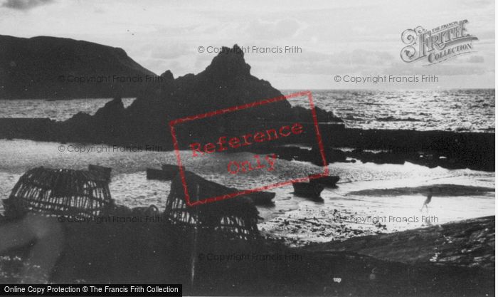 Photo of Hope Cove, Evening At The Beach c.1955