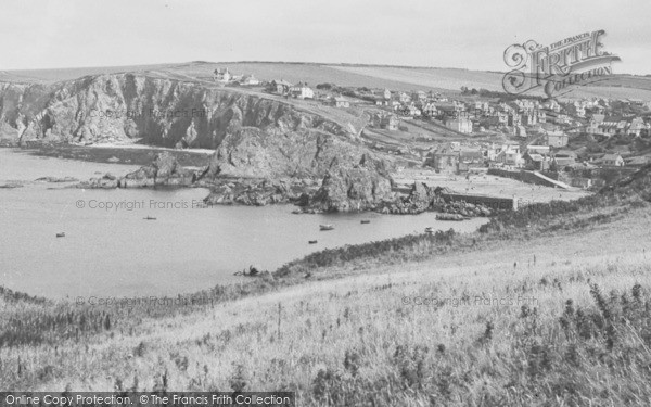 Photo of Hope Cove, From Bolt Tail c.1955