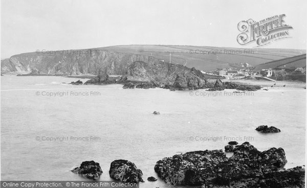 Photo of Hope Cove, From The Cliffs 1890