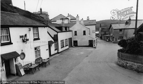 Photo of Hope Cove, Hope Anchor Inn c.1955