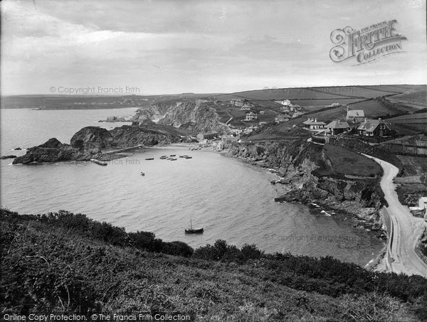 Photo of Hope Cove, Parence Hill 1925