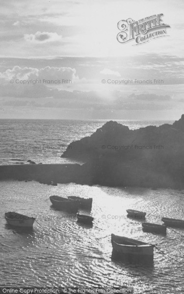 Photo of Hope Cove, Sunset c.1955