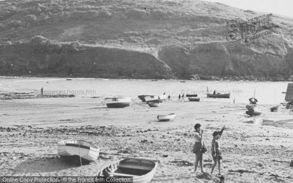 Photo of Hope Cove, The Beach c.1955