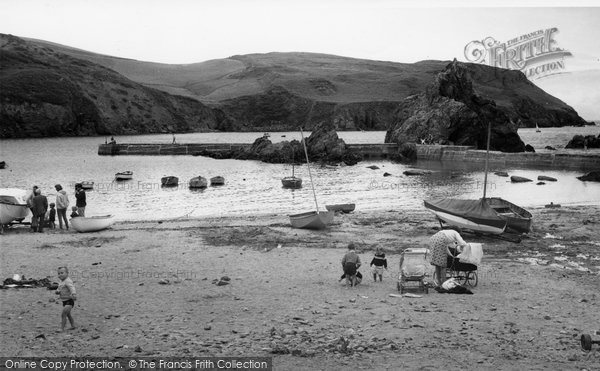 Photo of Hope Cove, The Beach c.1965