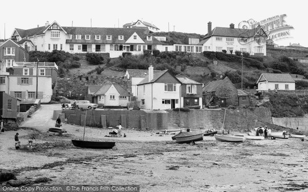 Photo of Hope Cove, The Beach c.1965