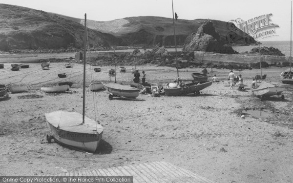 Photo of Hope Cove, The Beach c.1965