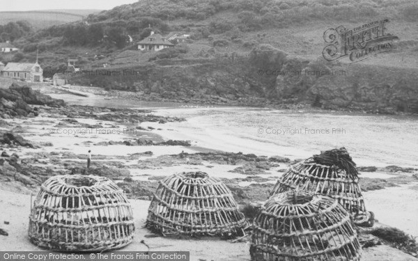 Photo of Hope Cove, The Lobster Pots c.1960