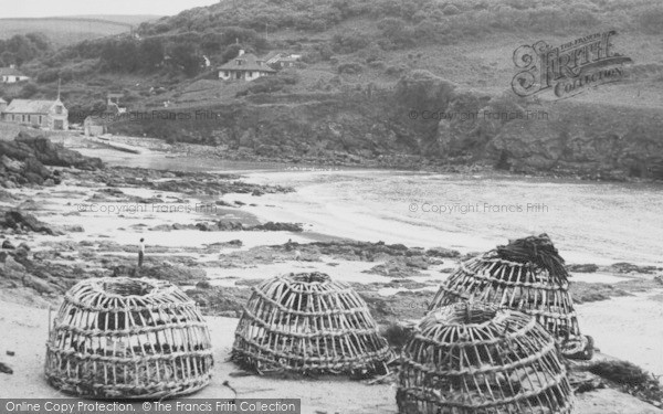 Photo of Hope Cove, The Lobster Pots c.1960