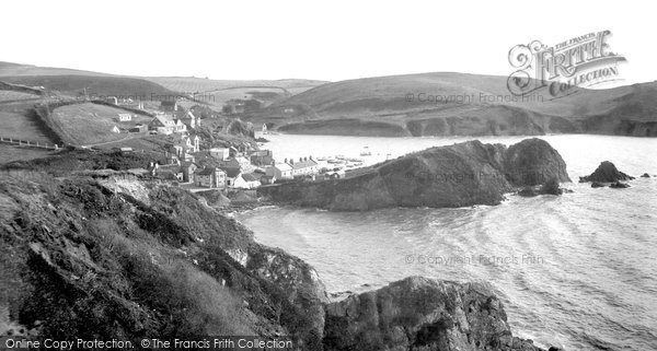 Photo of Hope Cove, The Village And Cove 1935