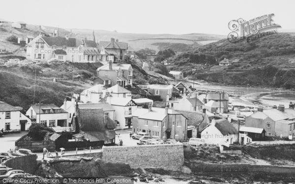 Photo of Hope Cove, The Village c.1955