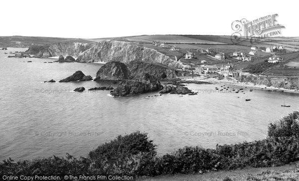 Photo of Hope Cove, View From Cliffs 1920