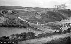 View From Cliffs 1920, Hope Cove