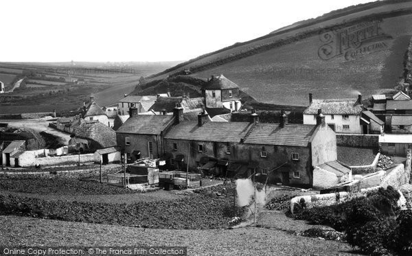 Photo of Hope Cove, Village From The Back 1890