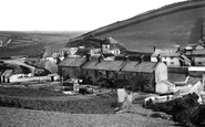 Village From The Back 1890, Hope Cove