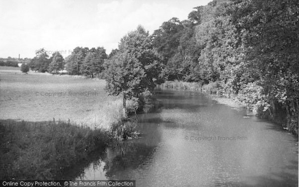 Photo of Hope Under Dinmore, The River Lugg c.1955