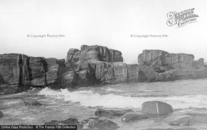 Photo of Hopeman, Coast Scene And Daisy Rock c.1910
