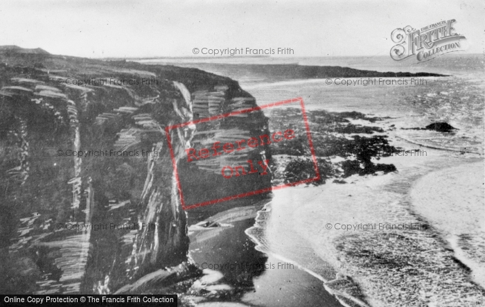 Photo of Hopeman, Roman's Face Cliff c.1910