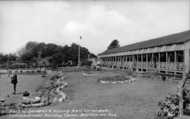 Hopton, Constitutional Holiday Camp, Dining Hall Veranda And Gardens c.1955, Hopton On Sea