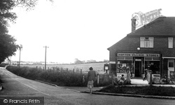 Hopton, Hall Road c.1955, Hopton On Sea