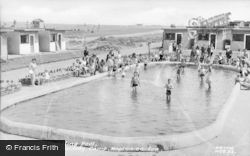 Hopton, Holiday Camp, Children's Paddling Pool c.1955, Hopton On Sea