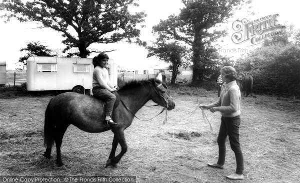 Photo of Hopton, Horse Riding At Ponderosa Holiday Camp c.1965