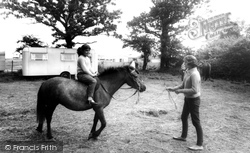 Hopton, Horse Riding At Ponderosa Holiday Camp c.1965, Hopton On Sea