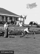 Hopton, Playing Bowls c.1955, Hopton On Sea