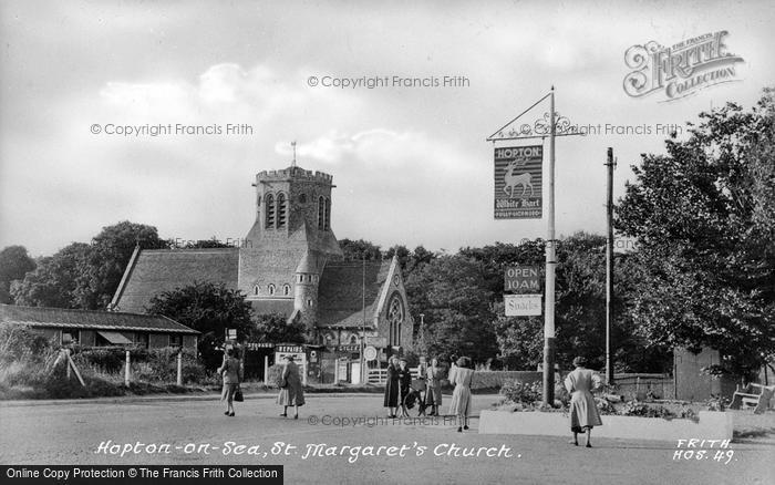 Photo of Hopton, St Margaret's Church c.1955